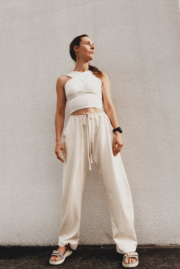Barrel Pants With Pockets