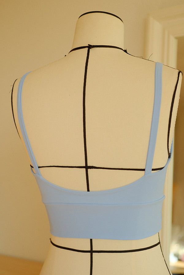 V-Neck Draped Top Uni Colors