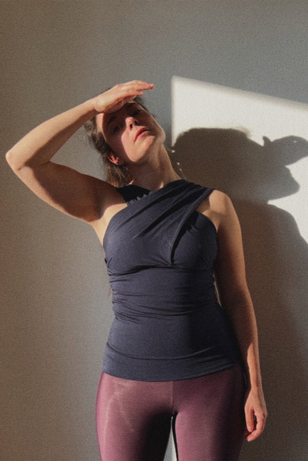 Draped Top Long Cotton - Take It Easy Honey