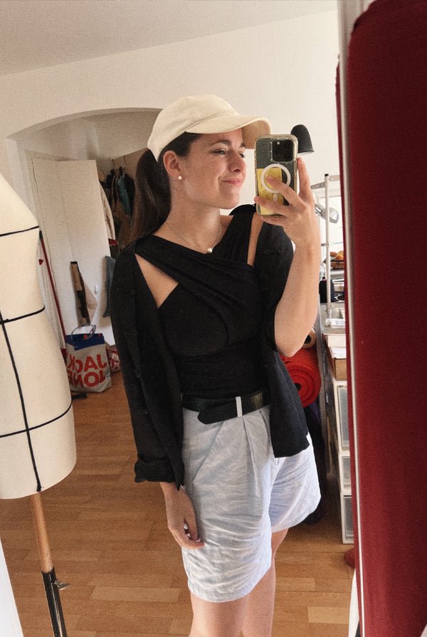 Draped Top Long Cotton - Take It Easy Honey