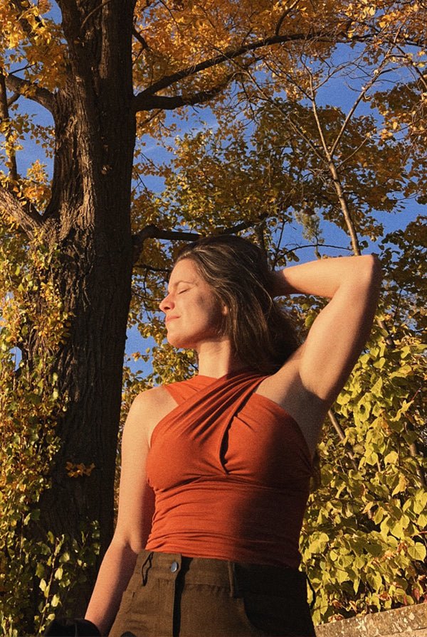 Draped Top Long Cotton - Take It Easy Honey