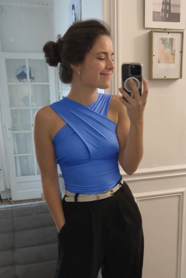 Draped Top Long Uni Colors - Take It Easy Honey