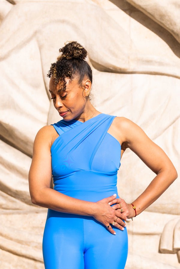 Draped Top Uni Colors - Take It Easy Honey