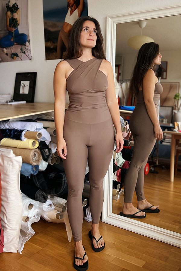 Jumpsuit Draped Uni Colors - Take It Easy Honey