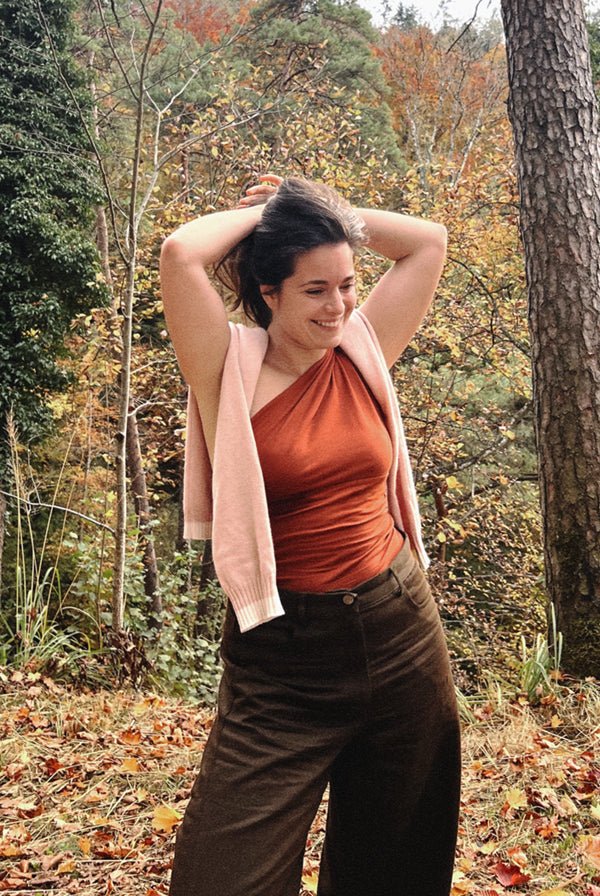 One Shoulder Top Long Cotton - Take It Easy Honey