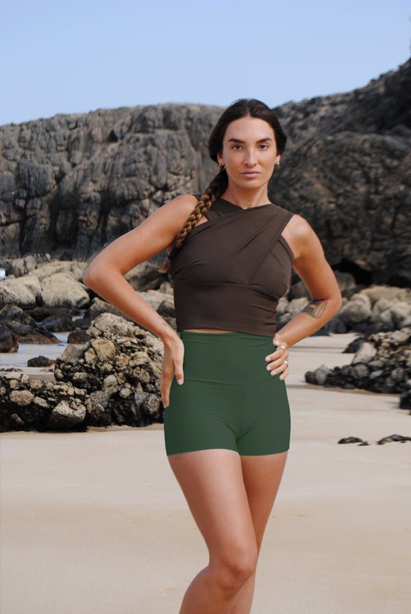 Short High Waist Uni Colors - Take It Easy Honey