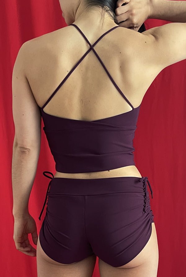 Short With Side Straps Uni Colors - Take It Easy Honey