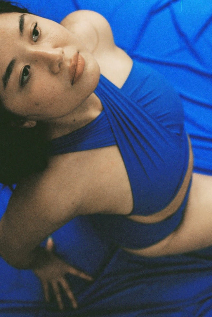 Draped Top Uni Colors - Take It Easy Honey